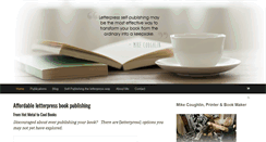 Desktop Screenshot of letterpressbookpublishing.com